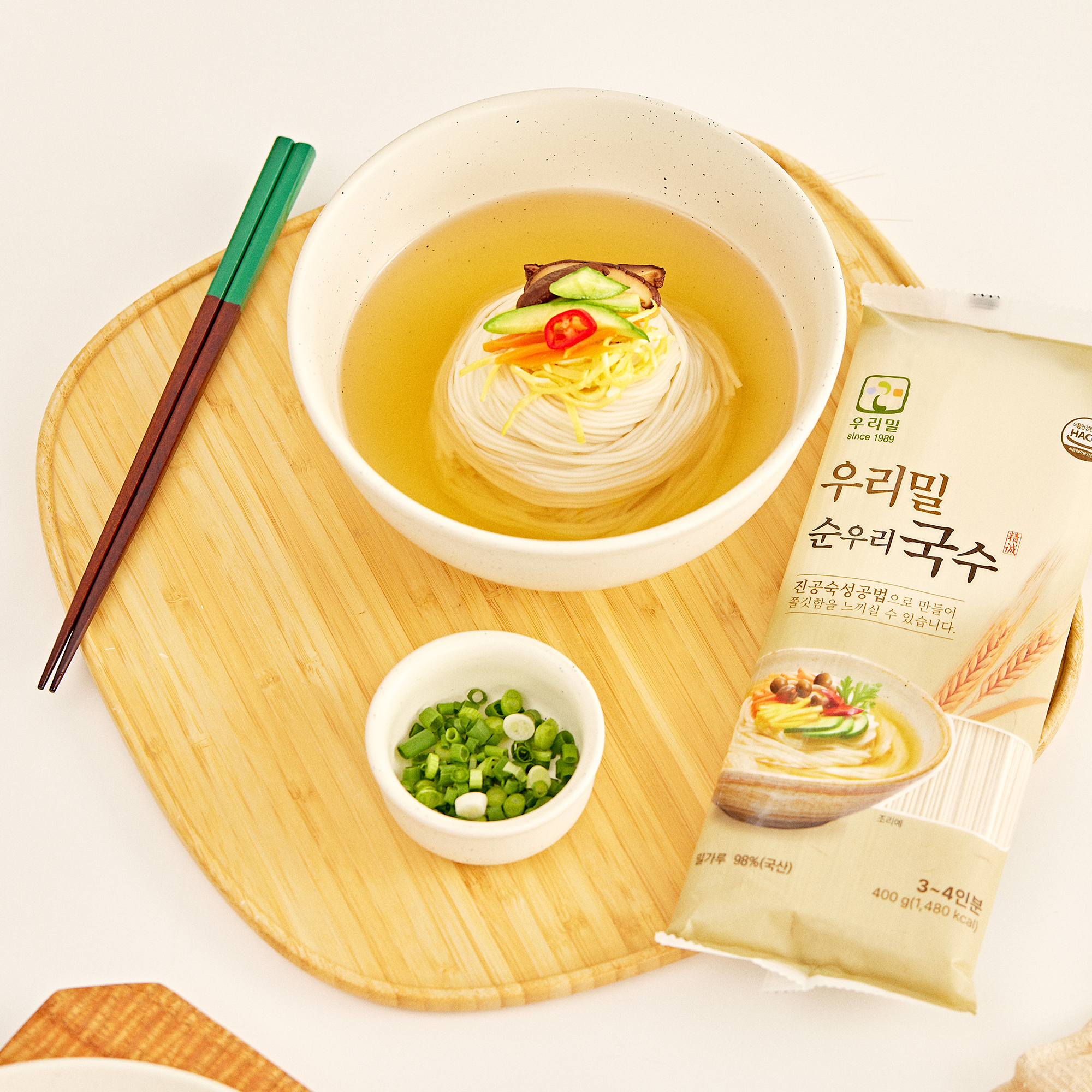 우리밀 순우리 국수 400g : 우리밀 since 1989