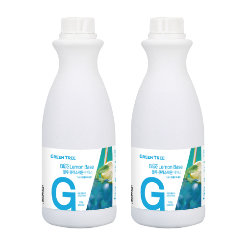 그린트리 블루큐라소 레몬 베이스 1.2kg X 2개 : 고고커피 스토어