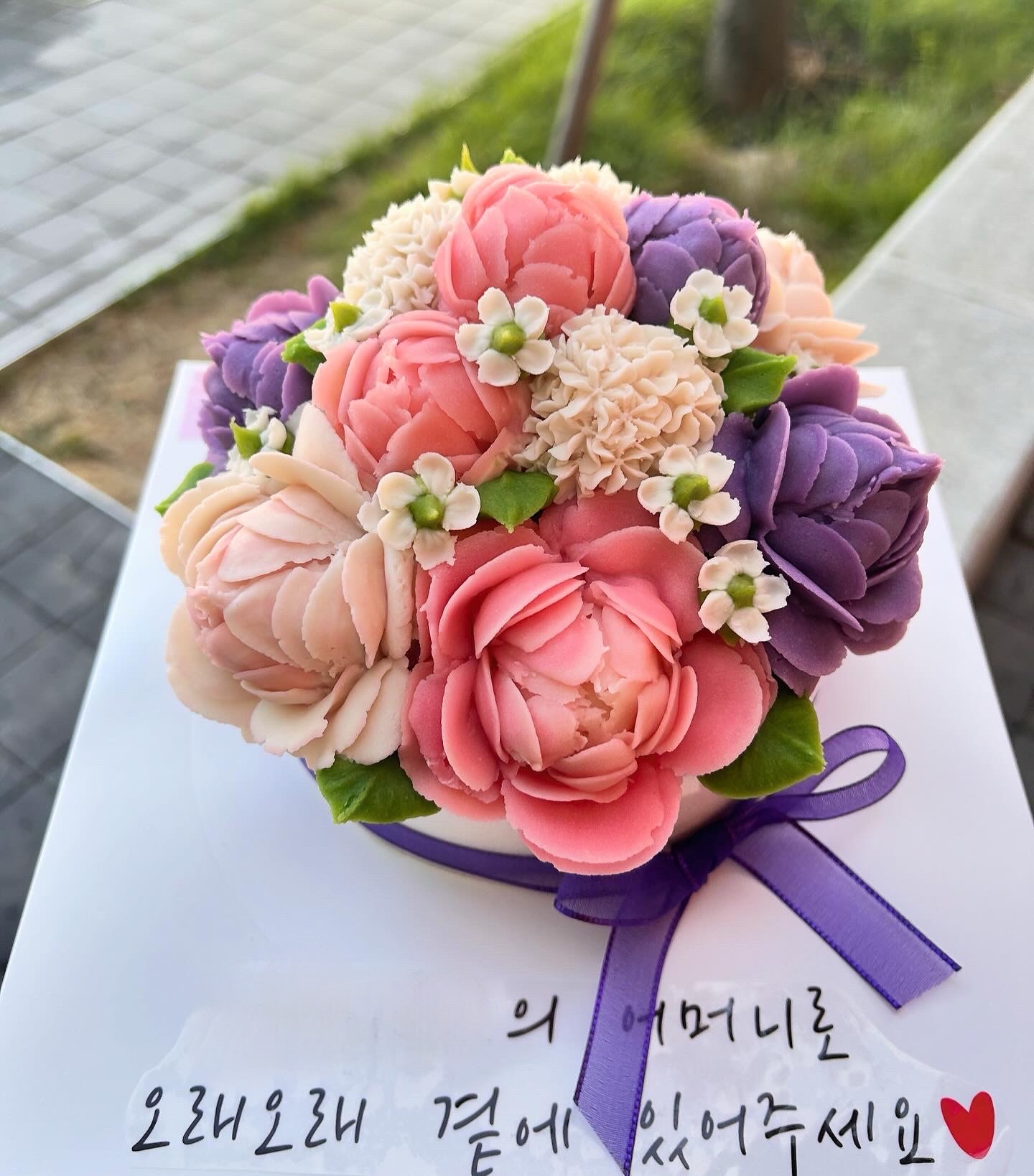 광진구 구의 강변 건대 강남 강동떡케이크, 앙금플라워, 백설기, 꿀설기, 칠순케이크, 아뜰리에지유 주문제작, 수제케이크 : 아뜰리에지유케이크