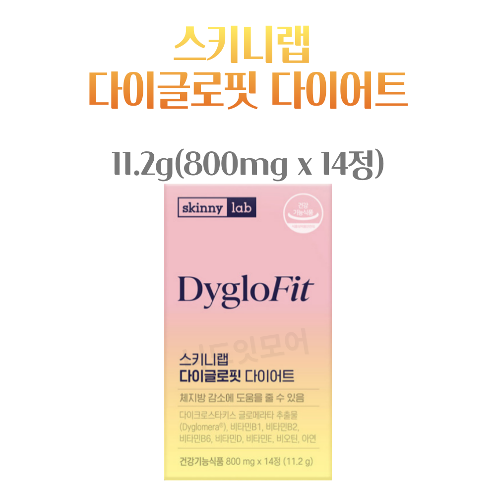 스키니랩 다이글로핏 다이어트 14정 x 4박스 2개월분 : 니드잇모어