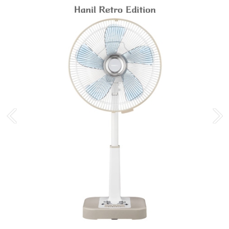 한일 레트로 선풍기 35cm 7080 기계식 가정용 인테리어선풍기 : 솔리드링크