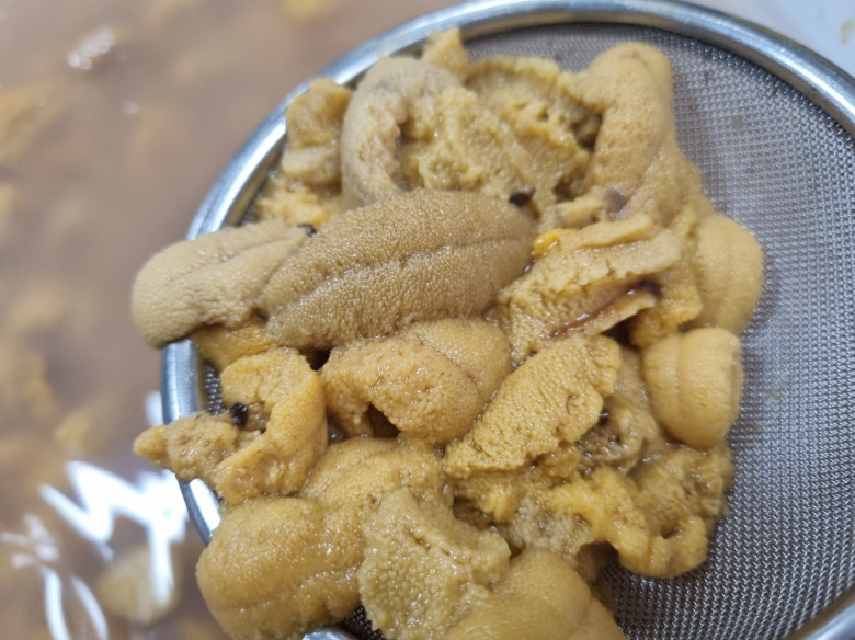 보라 성게 우니 말똥 포항 동해 자연산 100g : 고기바다냉장고