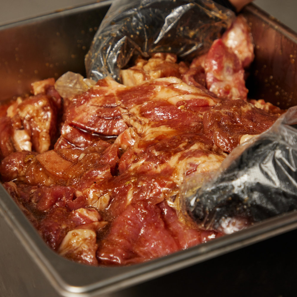 한돈 돼지갈비 800g 외 3종 평택 모자숯불갈비 캠핑음식 : 인생식탁