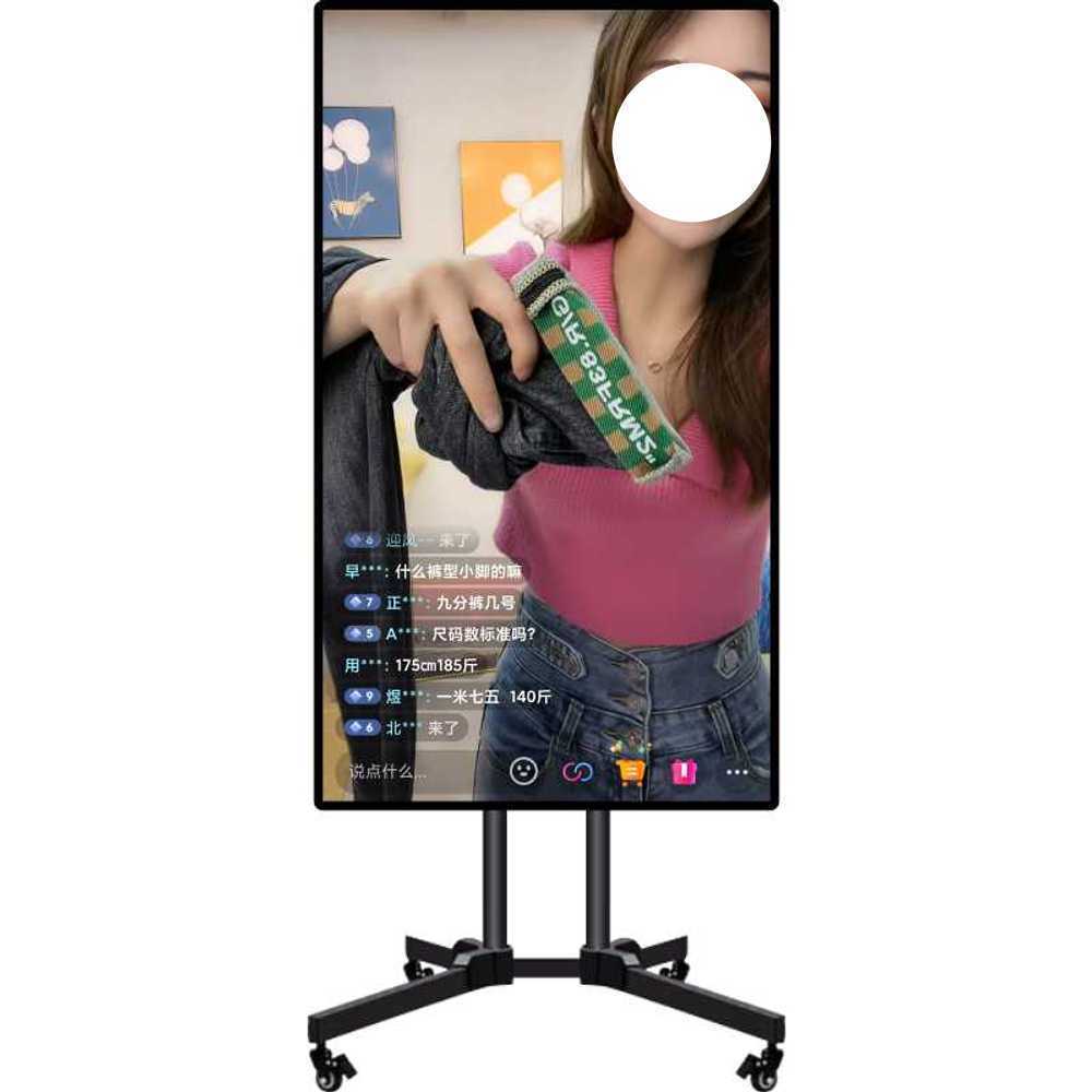 세로 모니터 광고 입간판 스탠드형 메뉴판 DID 카페 사이니지 배너 미디어 휴대폰 수직 스크린 디지털 : shoppingmon