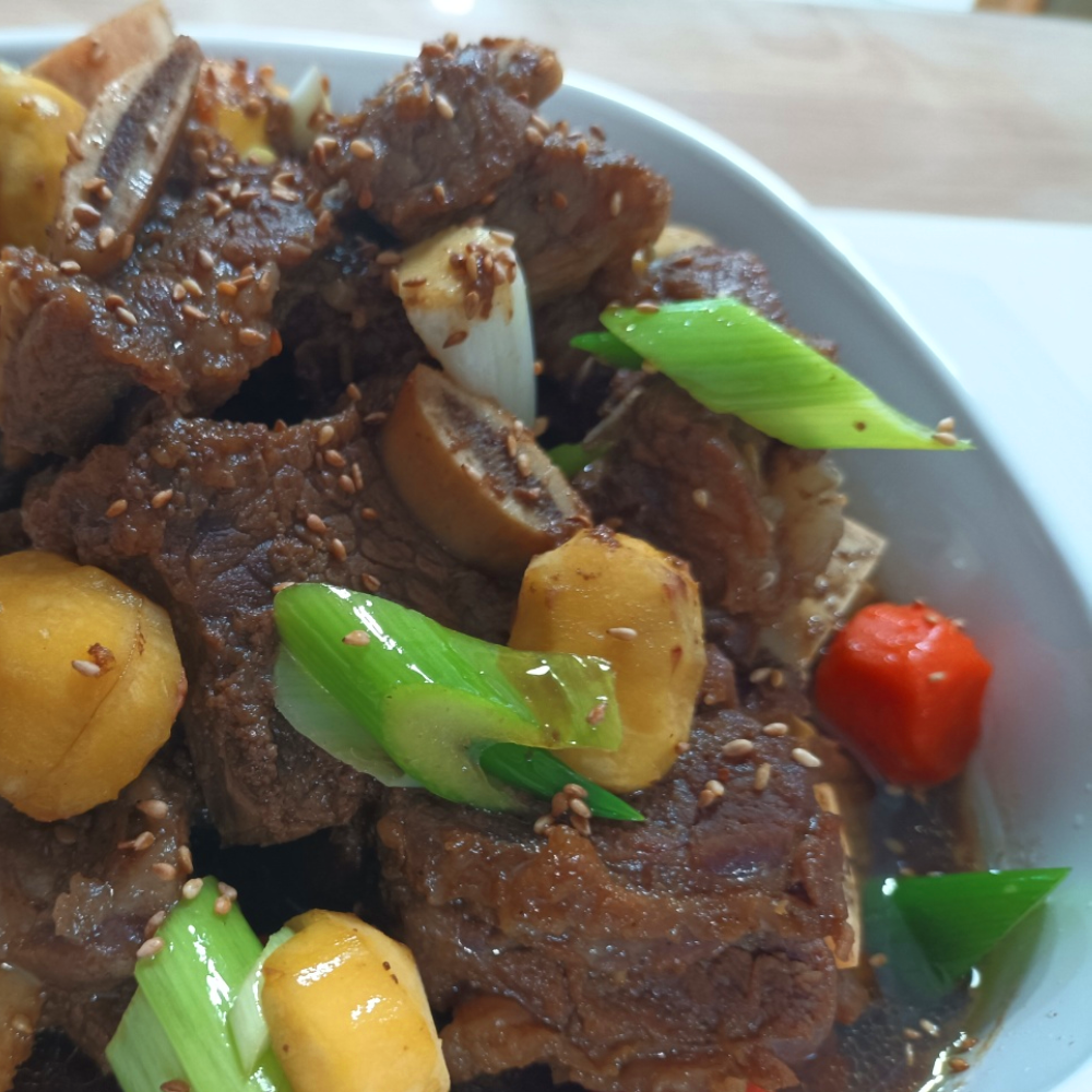 양념 LA 소갈비찜 1kg 양념갈비 한상차림 명절음식 고기반찬 혼술 혼밥 부담없이 푸짐하게 : 고기반찬 푸짐하게 달미푸드
