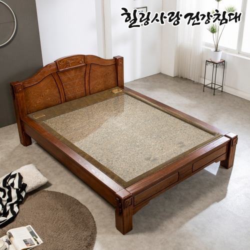 돌침대TV 힐링사랑 S815Q 온돌 옥 숯 침대 : 힐링돌침대