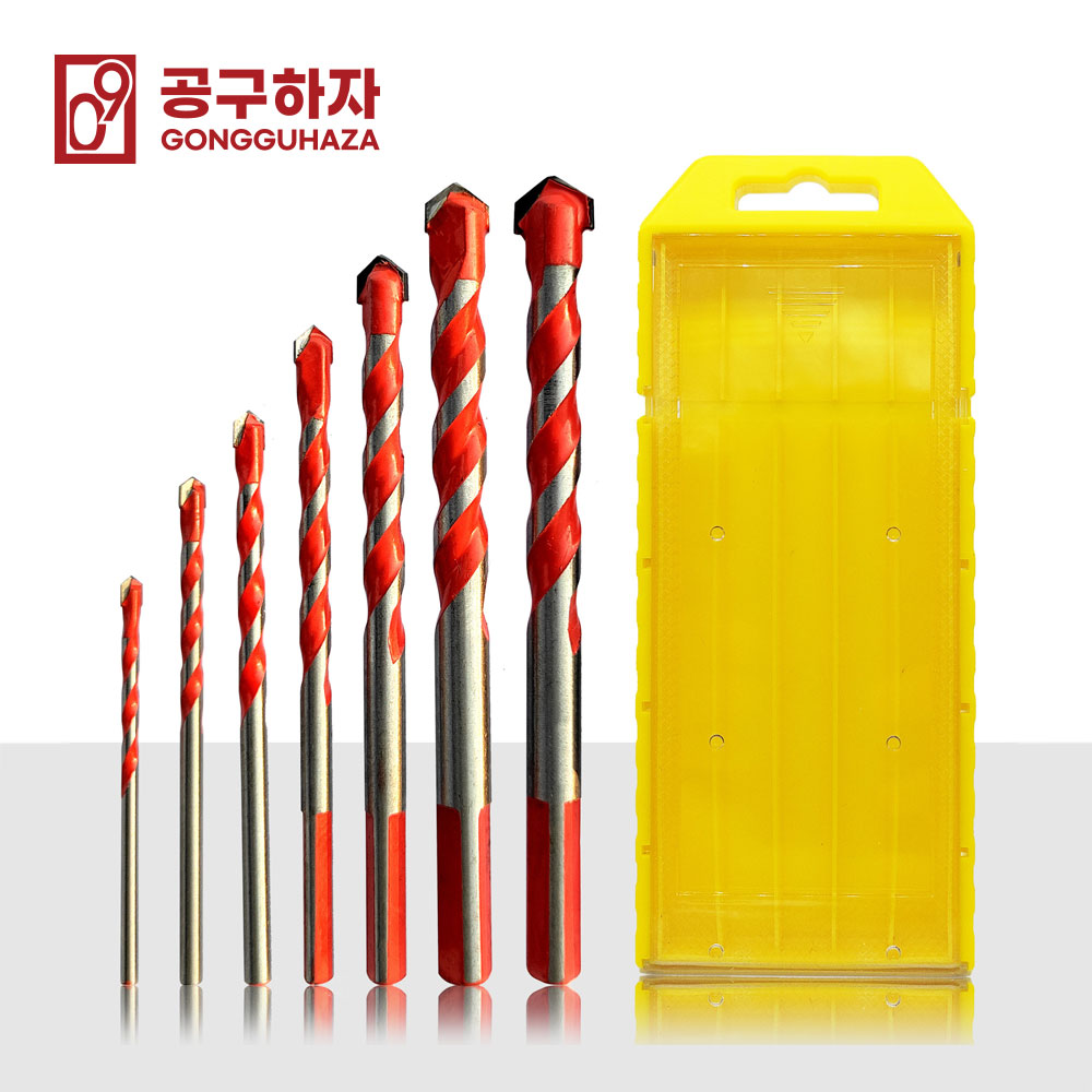공구하자 드릴비트 트라이앵글 7종세트 블루 : 주식회사 공구하자