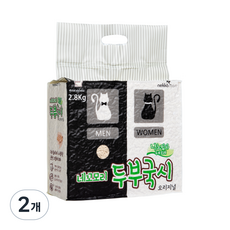 네꼬모리 두부 두부국시 나노입자 고양이모래 오리지널, 2.8kg, 2개 : 가성비 가심비 오늘출발