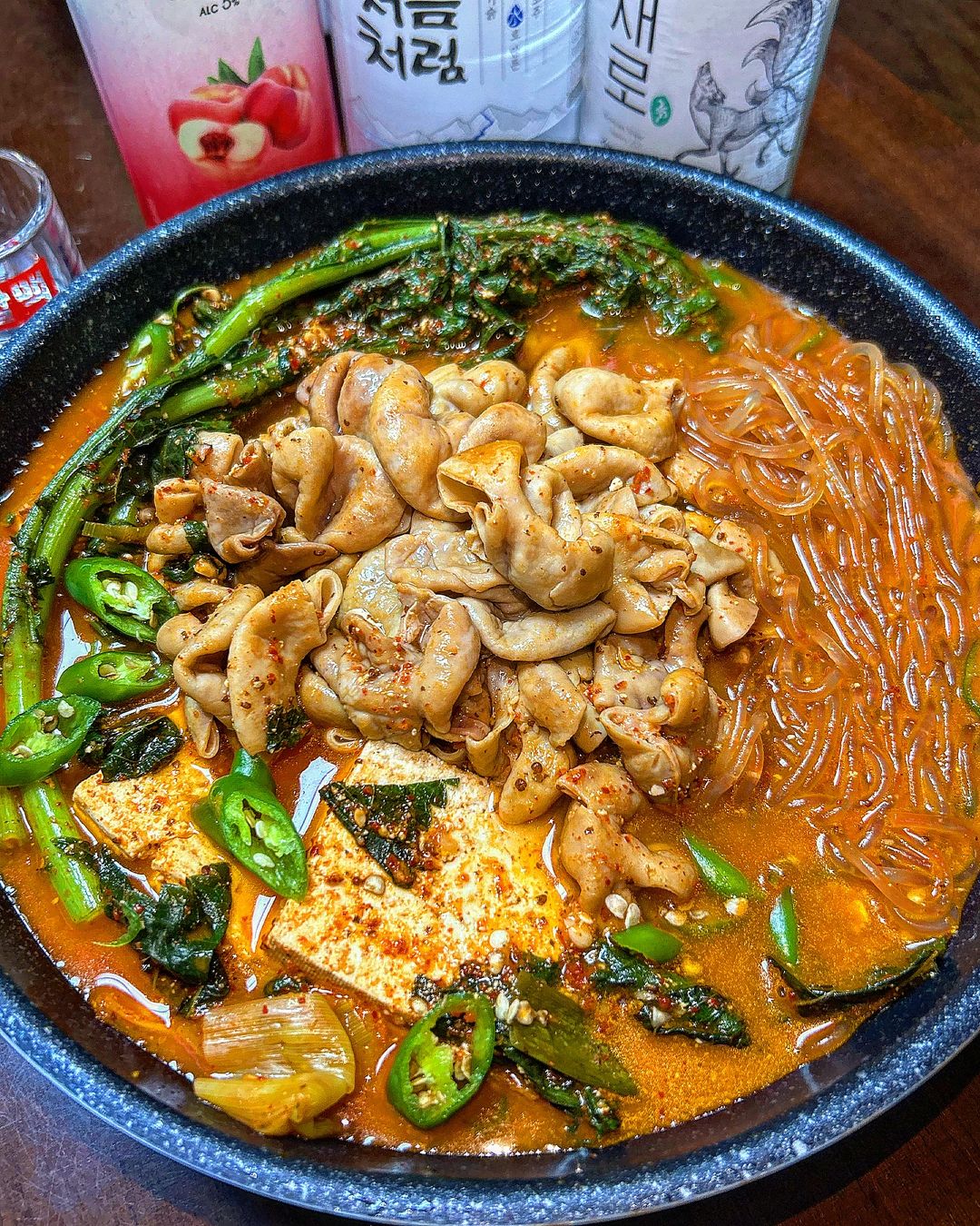 [줄 서는 식당] 태양곱창 돼지 곱창전골 캠핑 요리 음식 밀키트 소 : 태양곱창