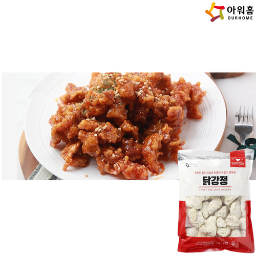 아워홈 닭강정 1kg 닭꼬치 캠핑음식 : 든든푸드
