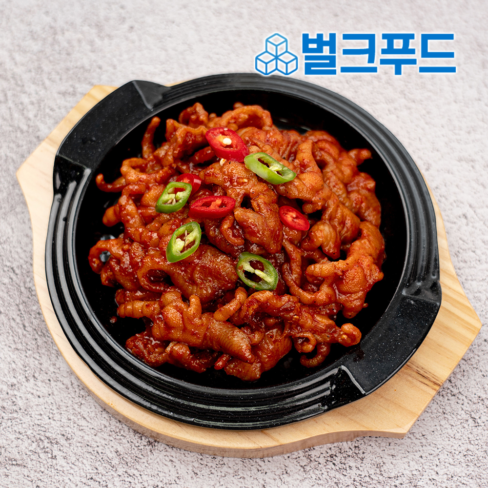 업소용 양념닭발 무뼈 숯불 뼈없는 매운 닭발 : 벌크푸드