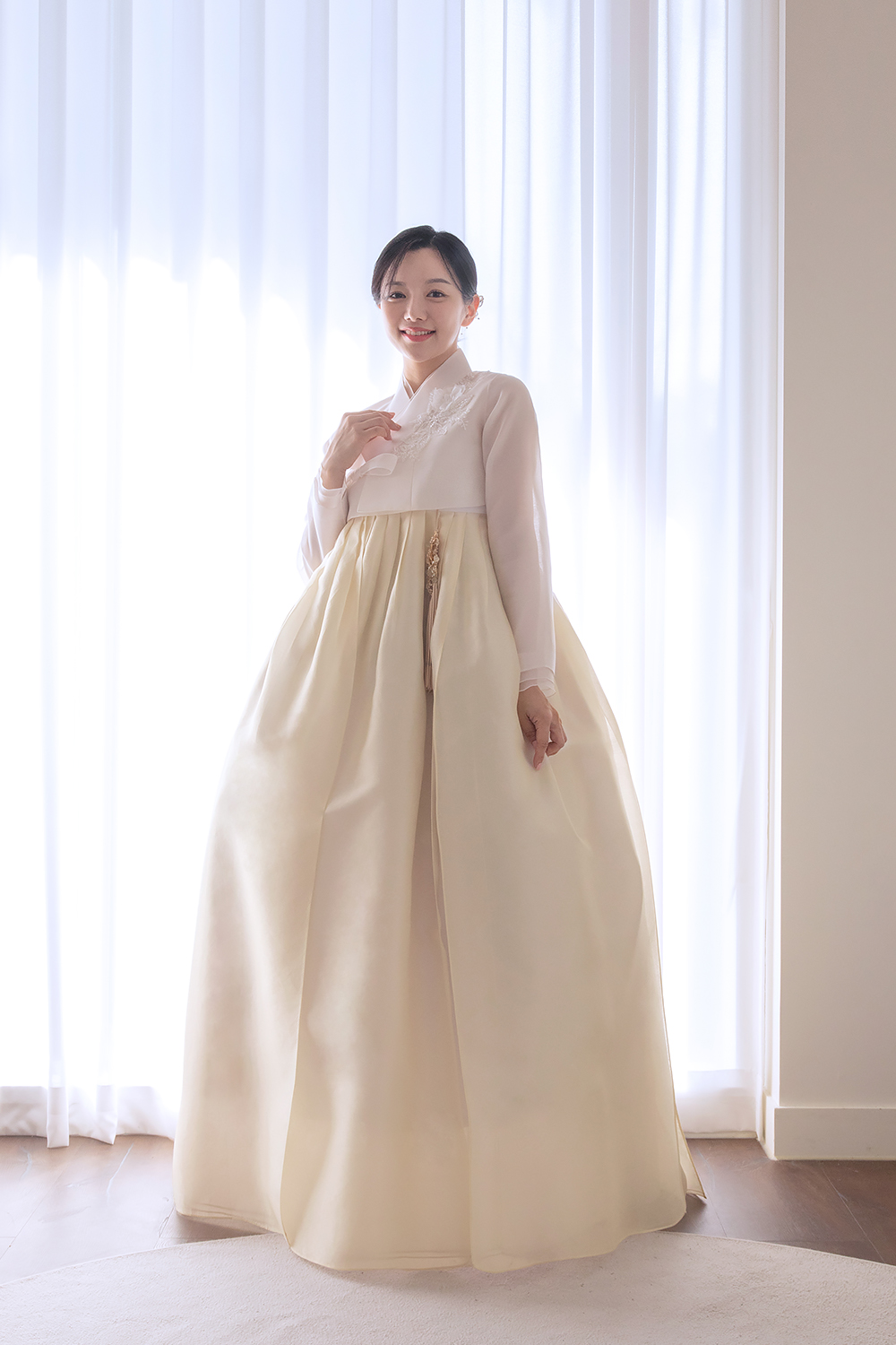 한복대여 -(화연)결혼식 돌잔치 여자 혼주 가족 한복 : 첫날한복