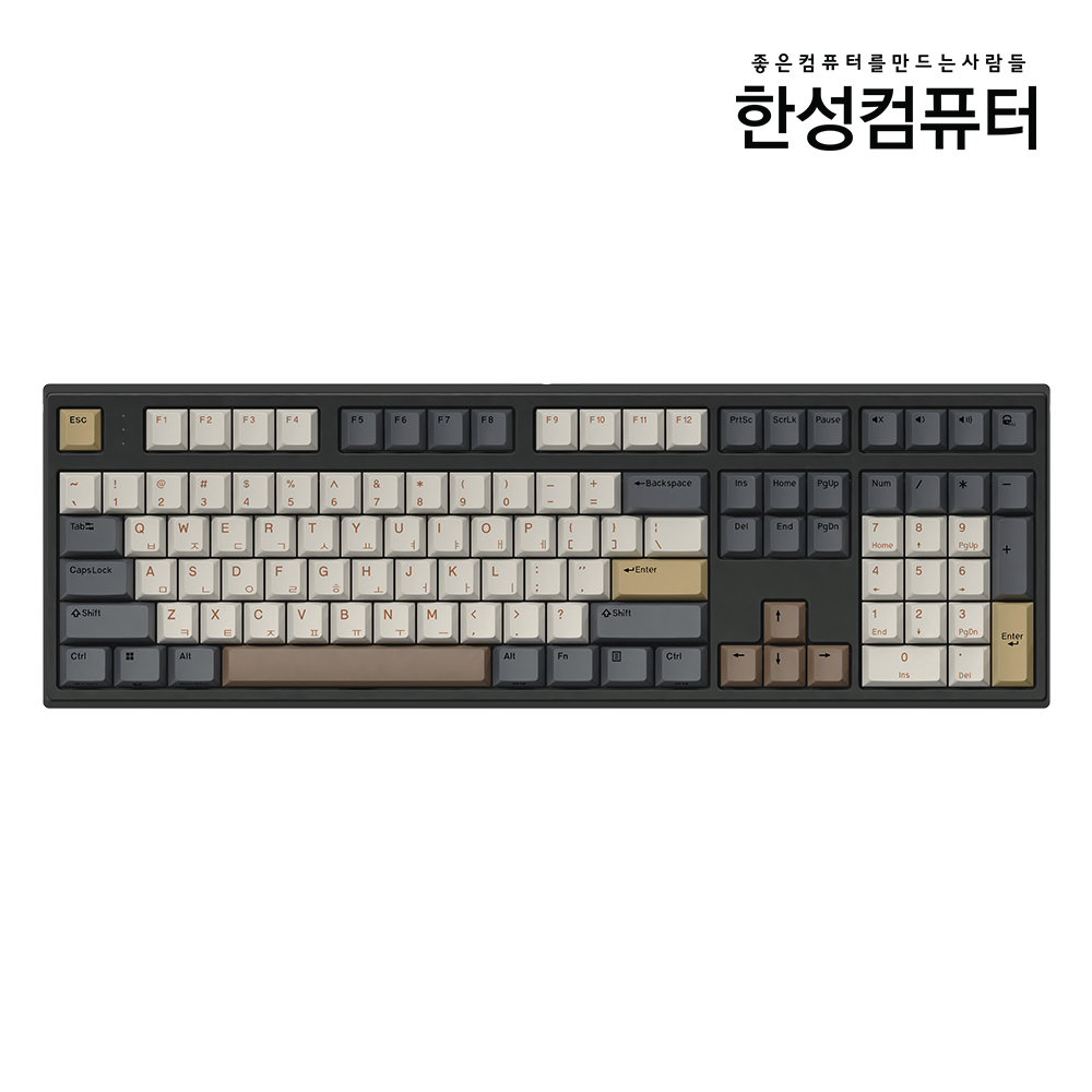 한성컴퓨터 GK787SE OfficeMaster 8K 기계식 한영자판 키보드 : 미션PC