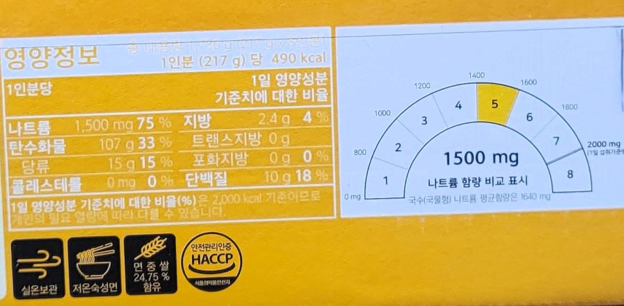 백제 히모카와 우동 217g x 8인분 코스트코 냉우동 일본 납작우동 : 해피 포포