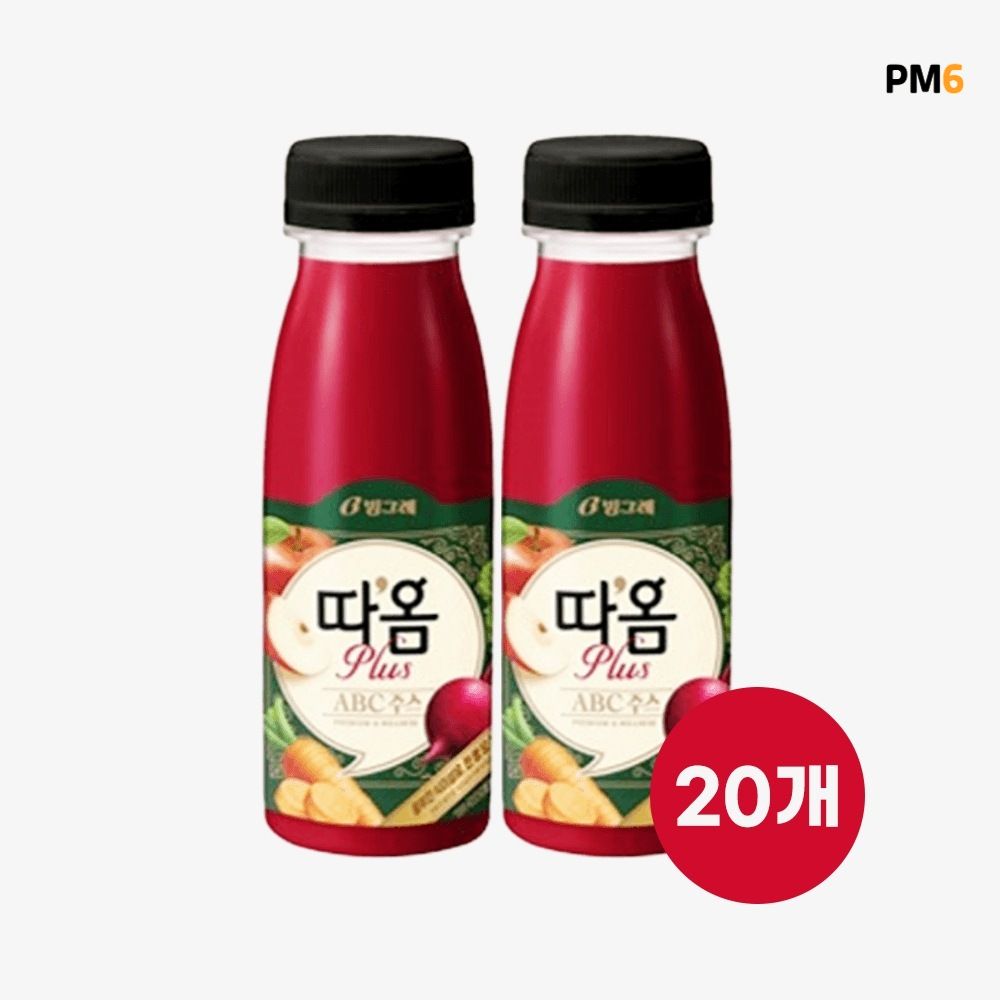 빙그레 따옴 ABC 대용량 220ml 20개 : 피엠식스