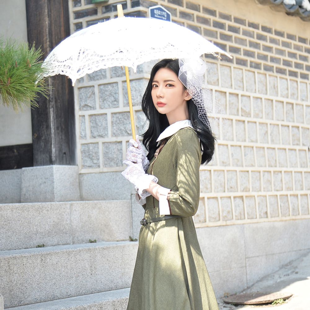 올리비아 경성 의복 개화기 패션 의상 옷 원피스 시대 레트로 복고 : 그로우온s