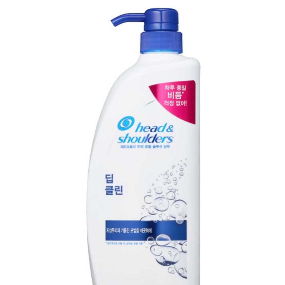 피앤지 헤드앤숄더 딥클린 850ml 샴푸 모발 헤어 케어 비듬 유분기제거 지성두피 : 콩두개