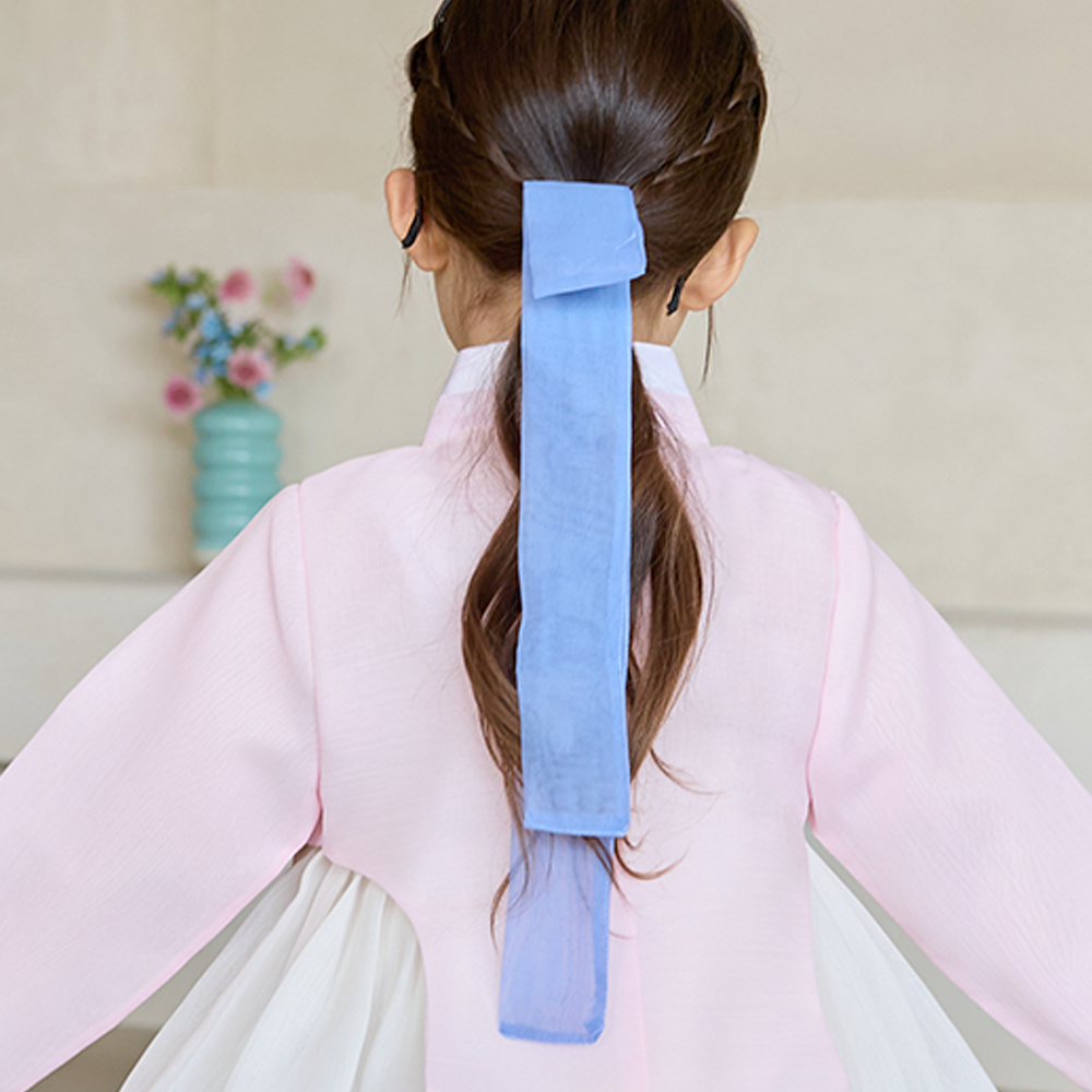 유인 한복 댕기 헤어 머리끈 장식 허리끈 악세사리 장신구 아동 코디 남아 여아 유아 돌 아기 장식 어린이 여자아이 세트 컬러 색상 : 주식회사... 