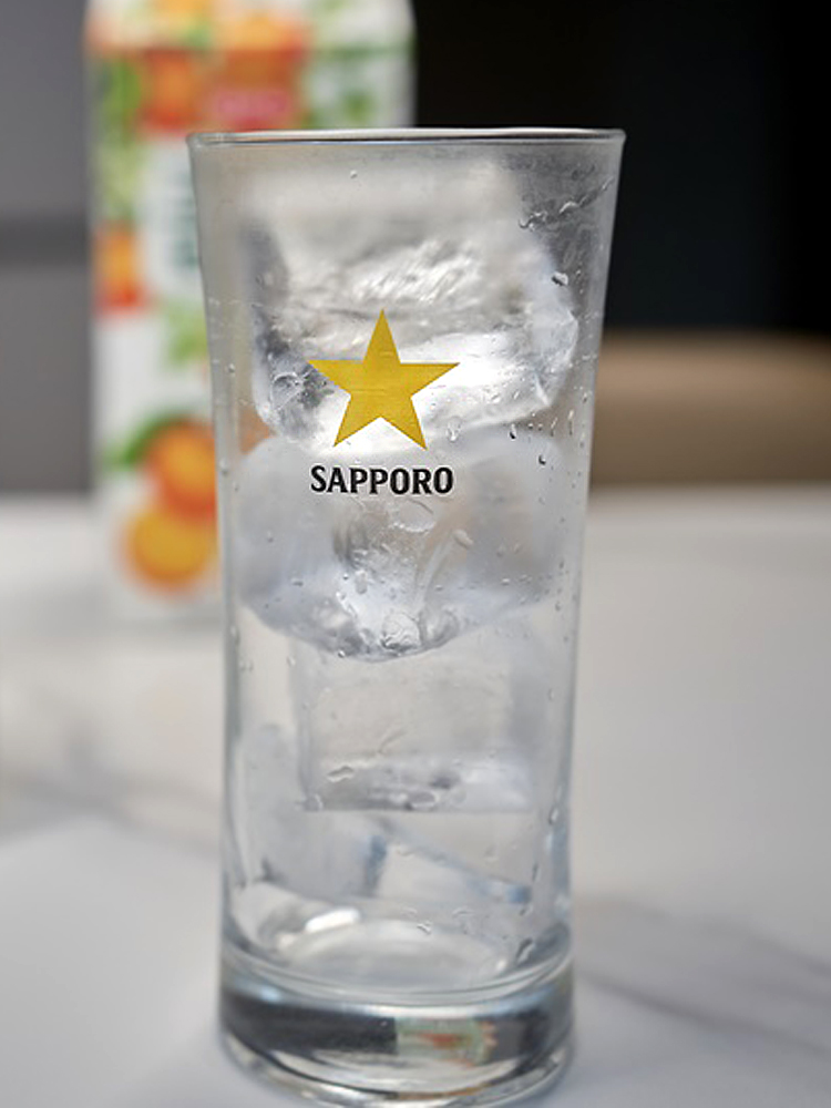 삿포로 Sapporo 400ml 일본 수입 맥주잔 유리잔 컵 맥주 전용 프리미엄 별 : 국제상점
