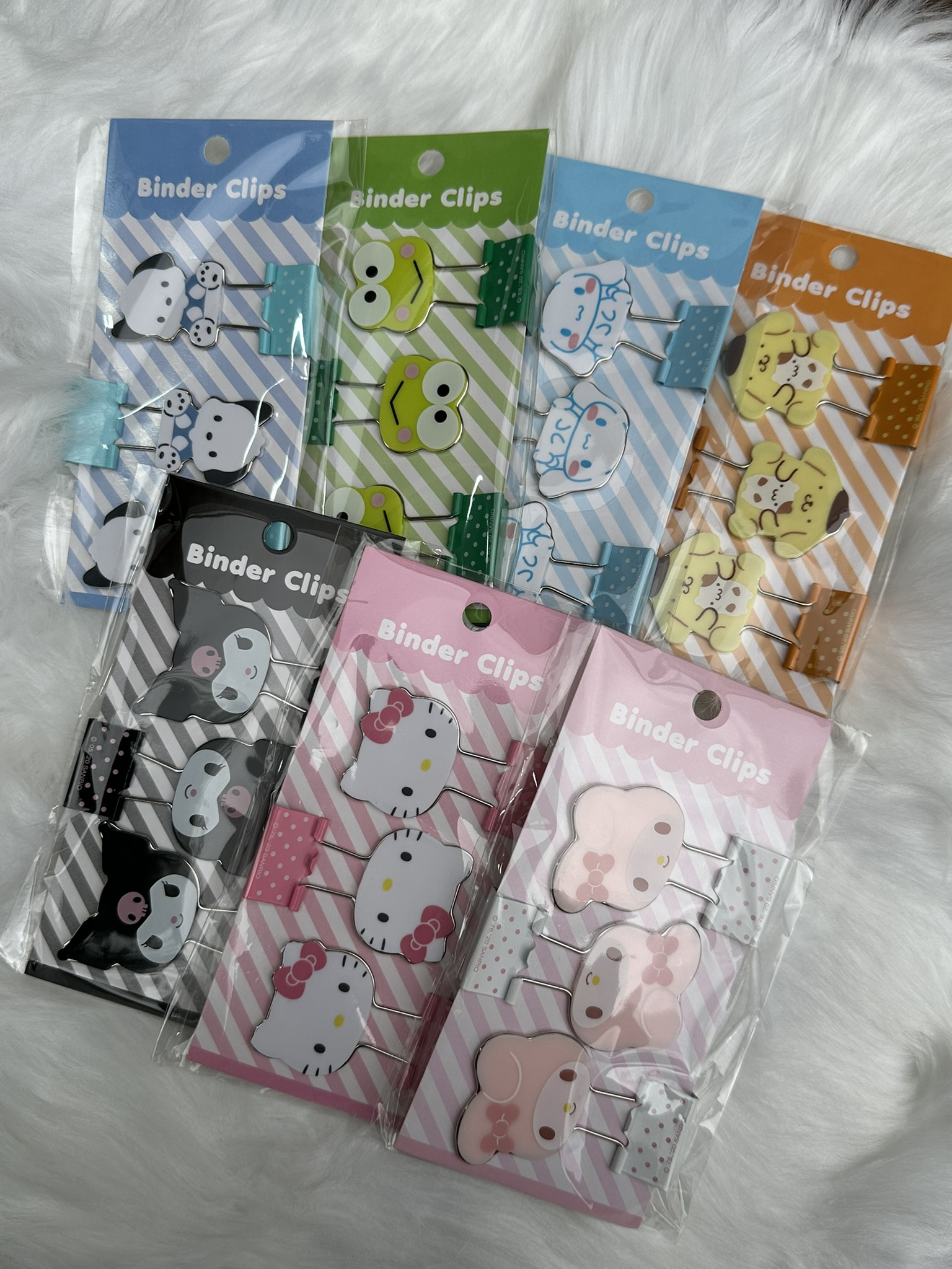 산리오 바인더 클립세트 : 아수라잡화점