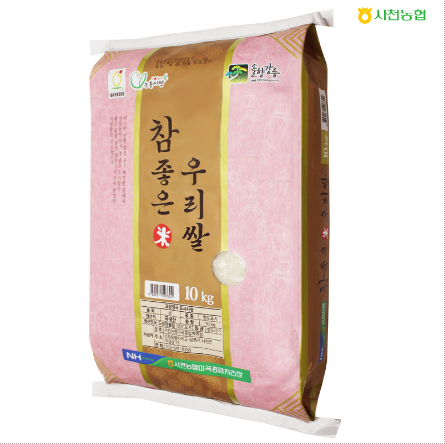 [강릉쌀 2024년산] 참좋은 우리쌀 10KG : 사천농협