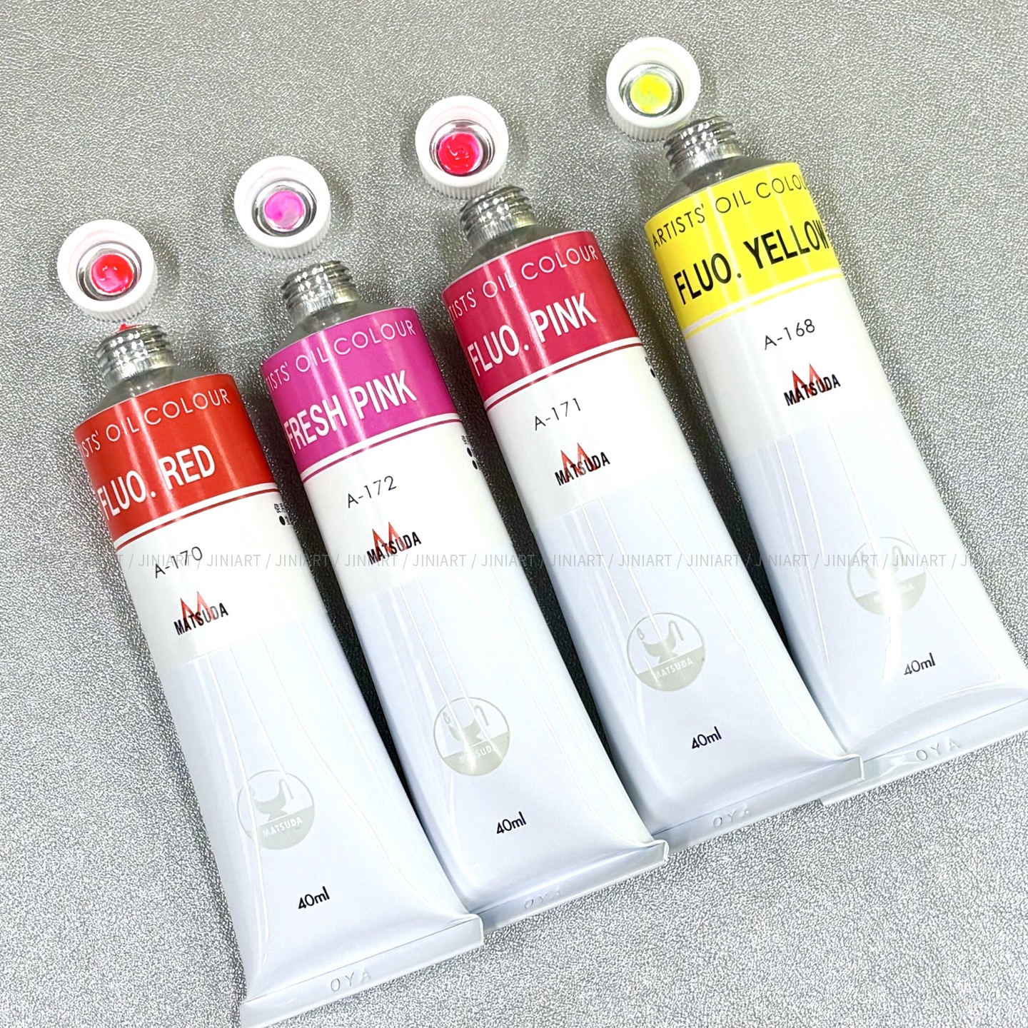 마쓰다 전문가 오일물감 형광칼라 낱색 (40ml) 옵션선택 / 루미노스 유화물감 : 지니화방