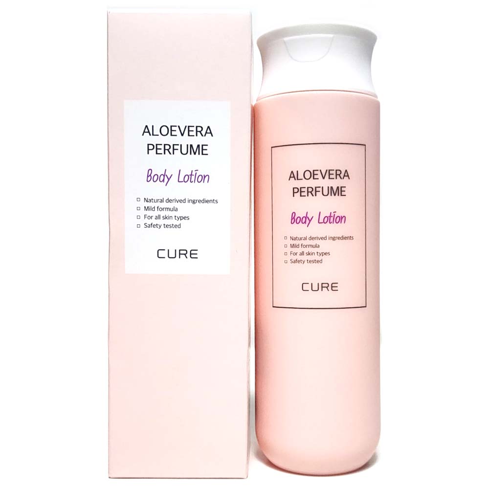 김정문알로에 라센스 로에 큐어 알로에베라 퍼퓸 바디 로션 250ml + 마스크 : 알짜코스메틱