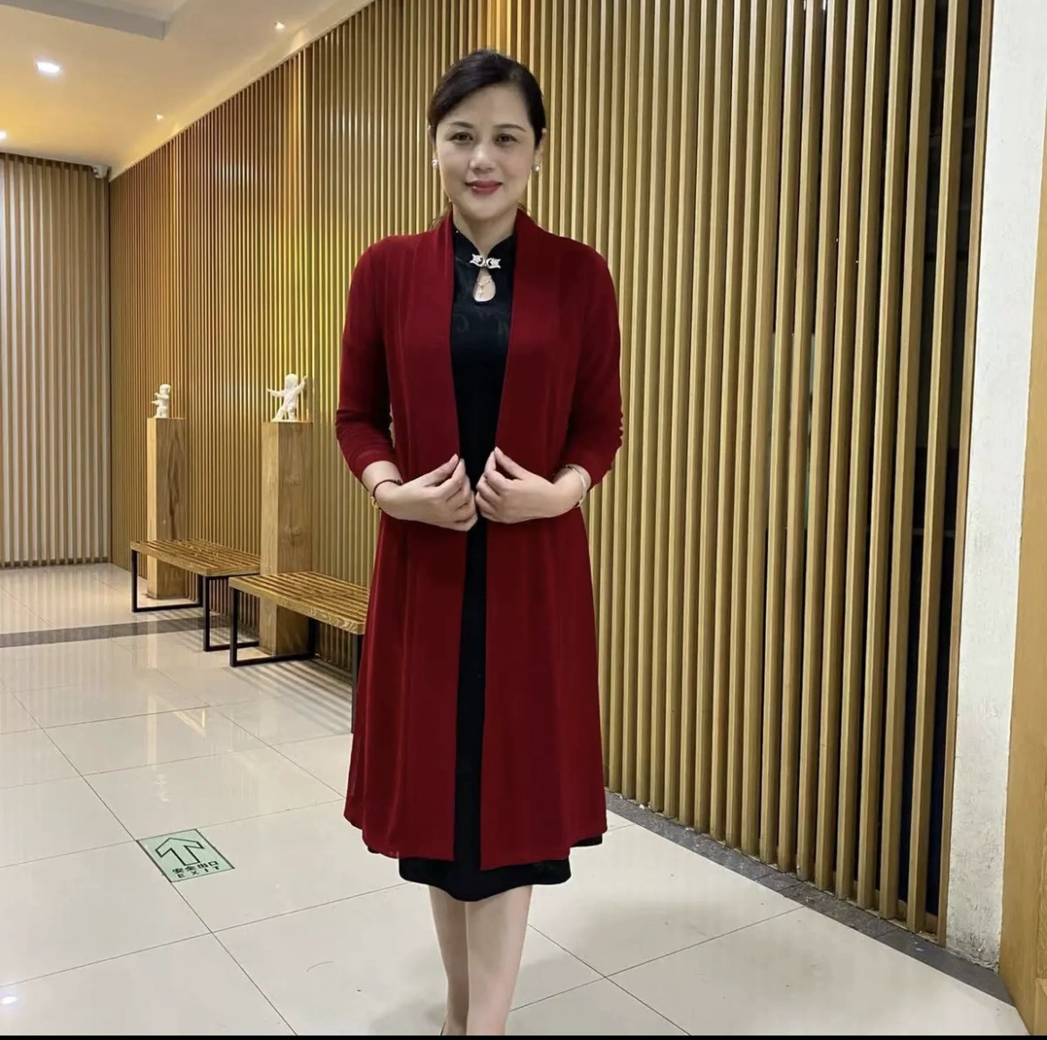 얇은코트기분좋은코트 하대 여성복 차림 아이스실크 부클가디건 하프기장 출타 스톨 8 분소매 워터밤옷 공조기 트렌치 코트 : 싸다구글로벌대행