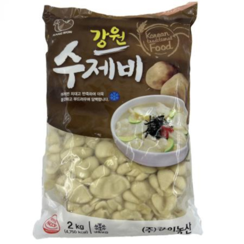 강원 수제비 2kg 감자 : 다봄 푸드