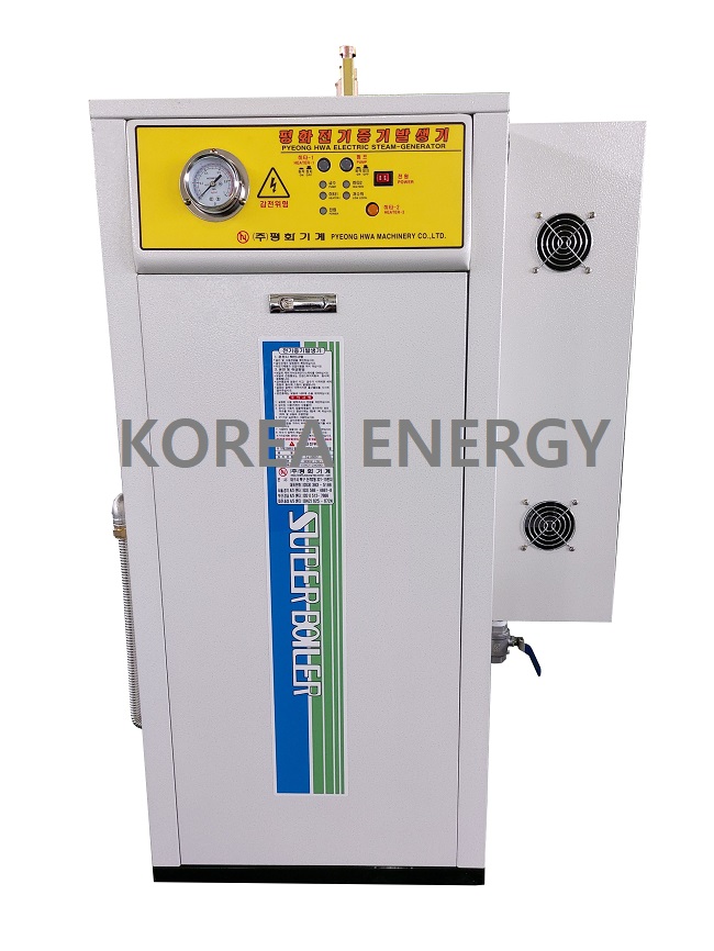 평화보일러스팀보일러, 평화전기스팀발생기, 평화전기스팀보일러 PHE-120(4kgf/㎠) : 코리아 에너지 주식회사