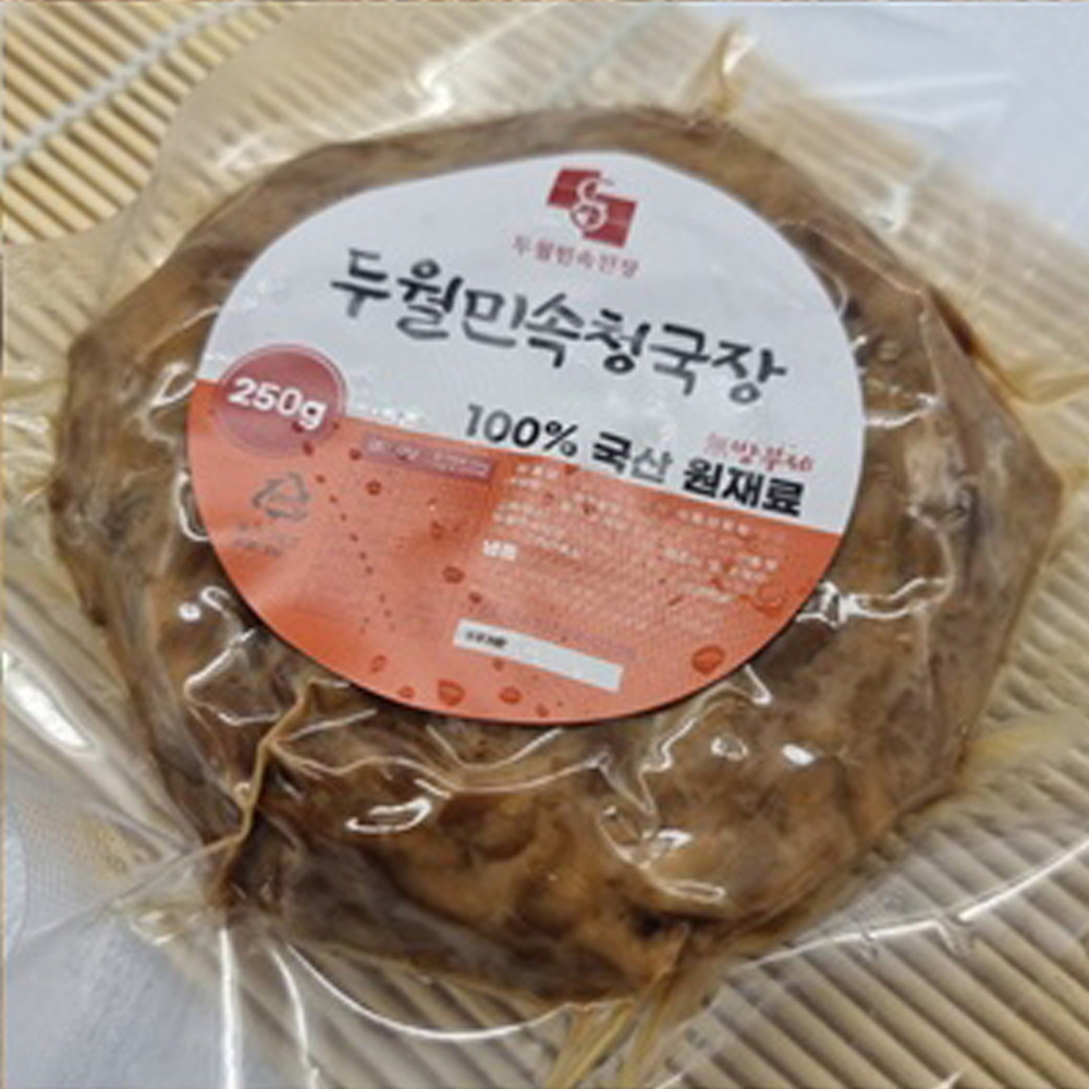 청국장 생청국장 삼대 시골집 두월 민속 국산콩100% 1kg : 레알마트