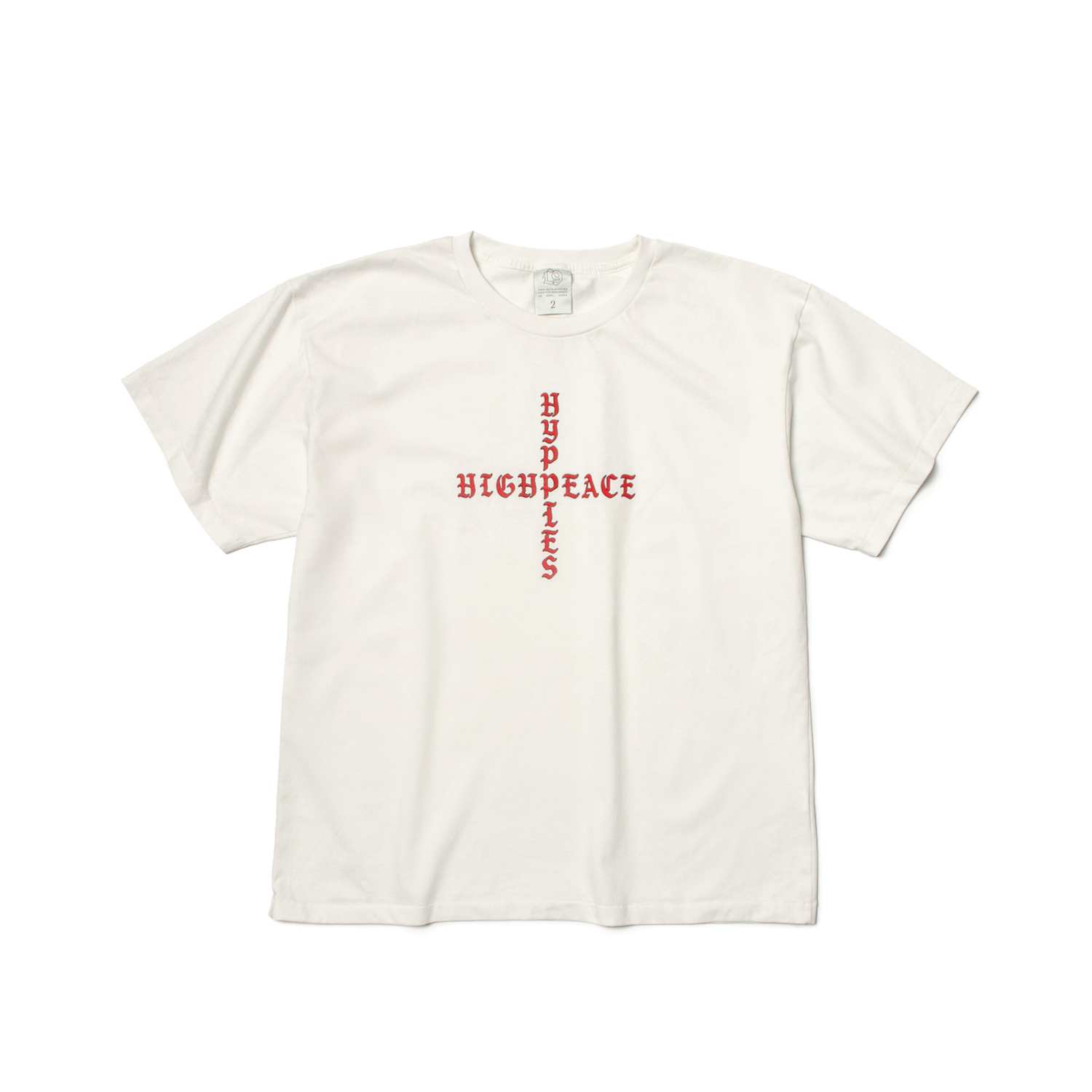 엘나인 L9 SS T SHIRT RED CROSS (Off-White) : 네스트 스토어