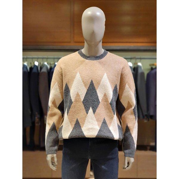 [갤러리아] 킨록 F／W 아가일 패턴 라운드 니트 2종 택1 (CGW0304)(타임월드) : 갤러리아백화점