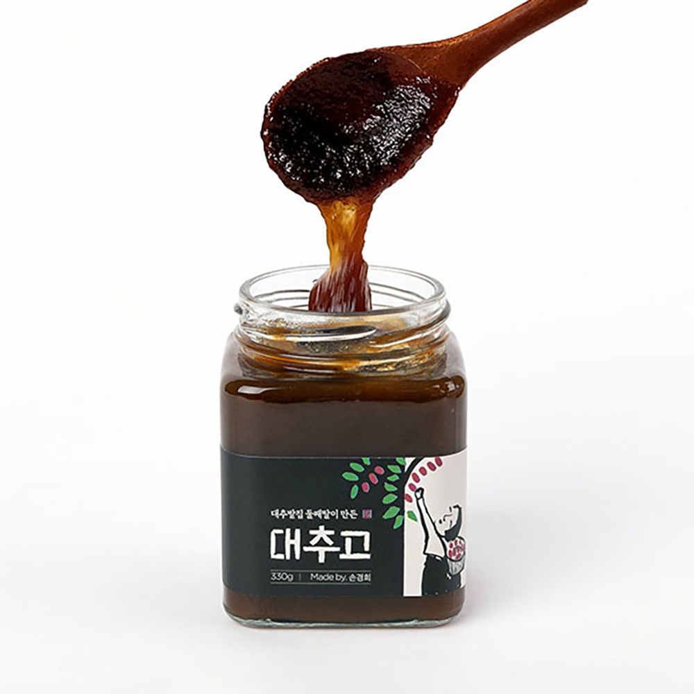 대추밭 둘재딸이 만든  대추고330g 프리미엄 수제청 : 허밍테이블