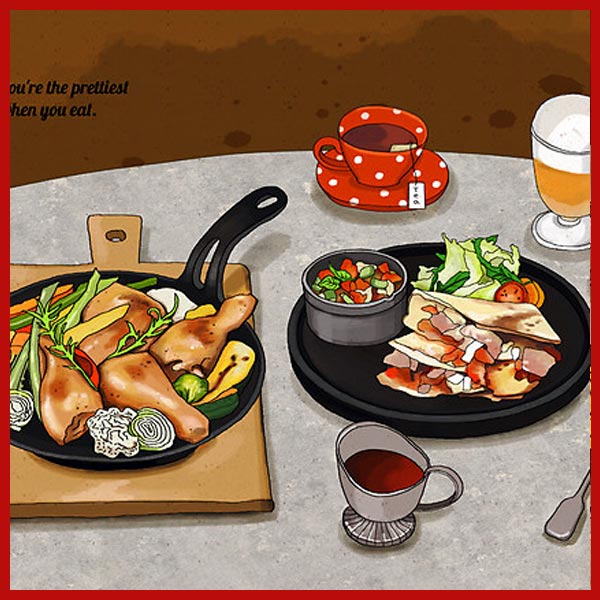 푸드 한식 일식 중식 식당 분식 우동 족발 곱창 순대 치킨 볶음밥 김밥 파르텔 음식 벽지 시트지 롤스크린 : 으뜸데코