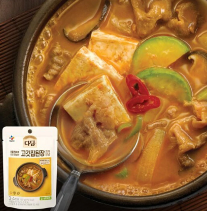 다담 찌개양념 130g x 20 - 고깃집 된장찌개양념 : KJF