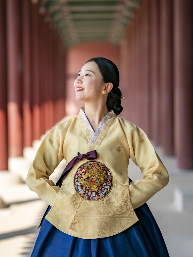경복궁 한복대여 왕비 궁중 당의 한복 대여 이용권 : 지지배배한복