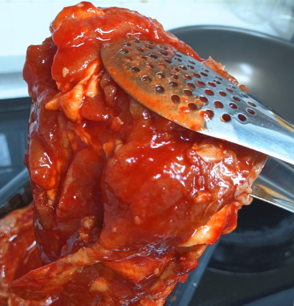 매콤 고추장 닭갈비 1kg 볶음밥에 사리까지 뚝딱 고기반찬 혼술 혼밥 부담없이 푸짐하게 : 고기반찬 푸짐하게 달미푸드