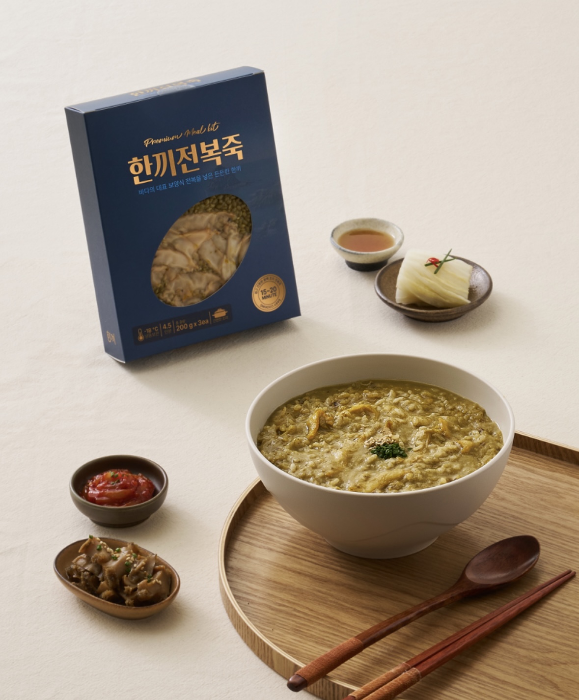 영양 한끼 전복죽 (200g 3개입) : 모야시마켓