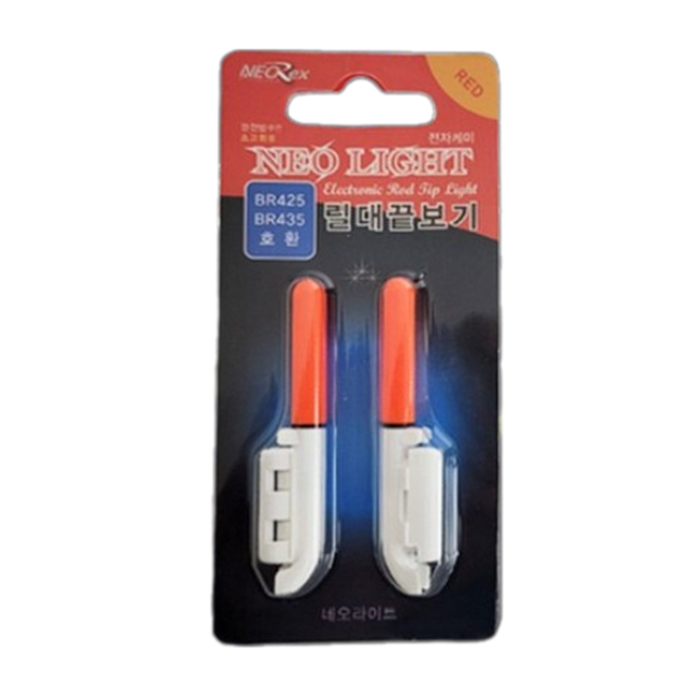 네오라이트 릴대끝보기 LED 전자케미 레드 2개 1셋트 : 도원피싱