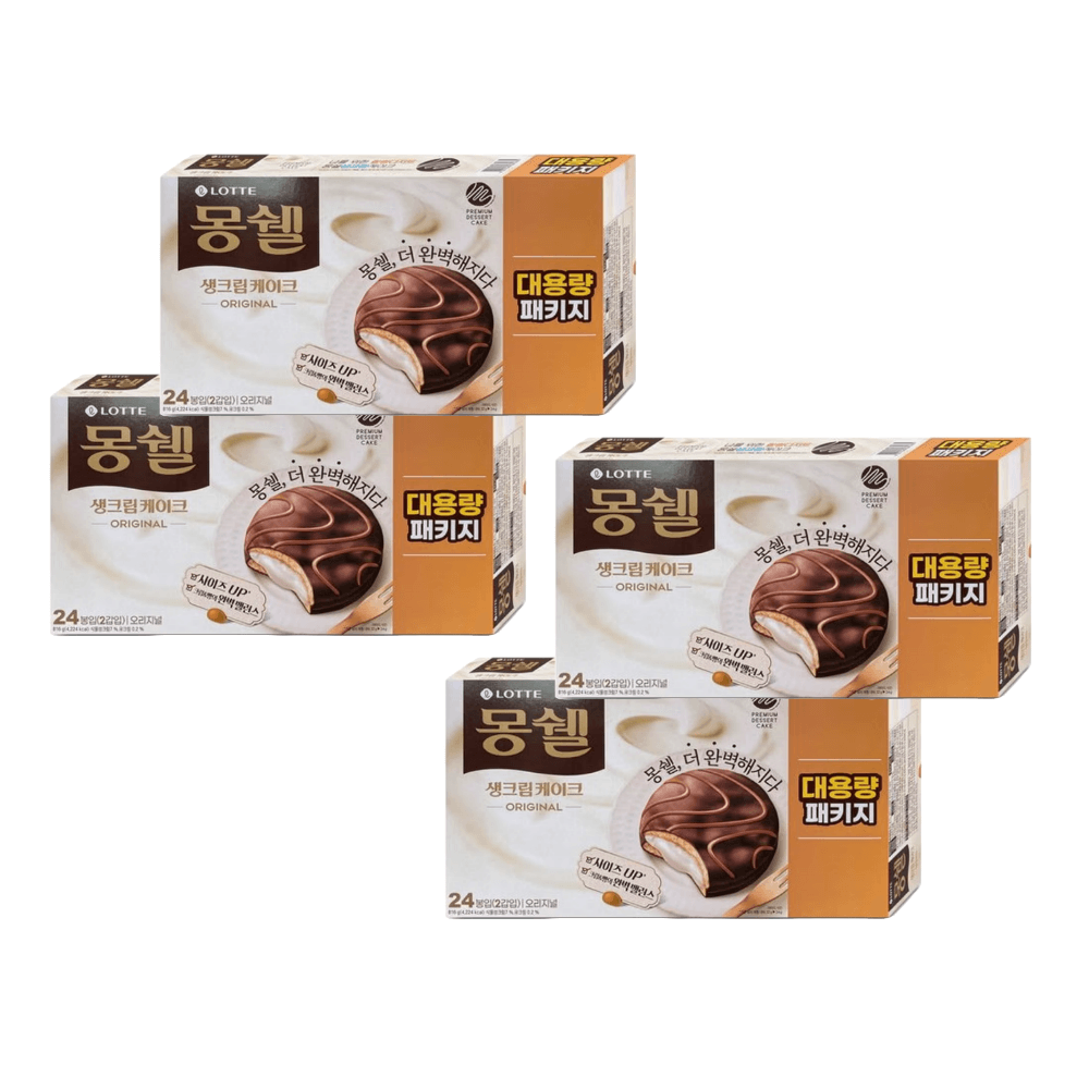 롯데 몽쉘 오리지널 대용량 816g x 4 : 후마켓19