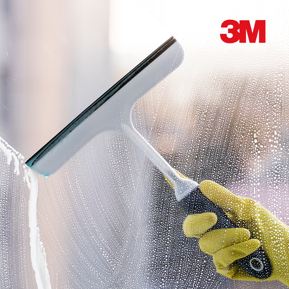 3M 스퀴즈 유리닦이1+1 스퀴지 아파트 창문 배란다 유리창 창틀 화장실 욕실 청소 : 살림청년스토어