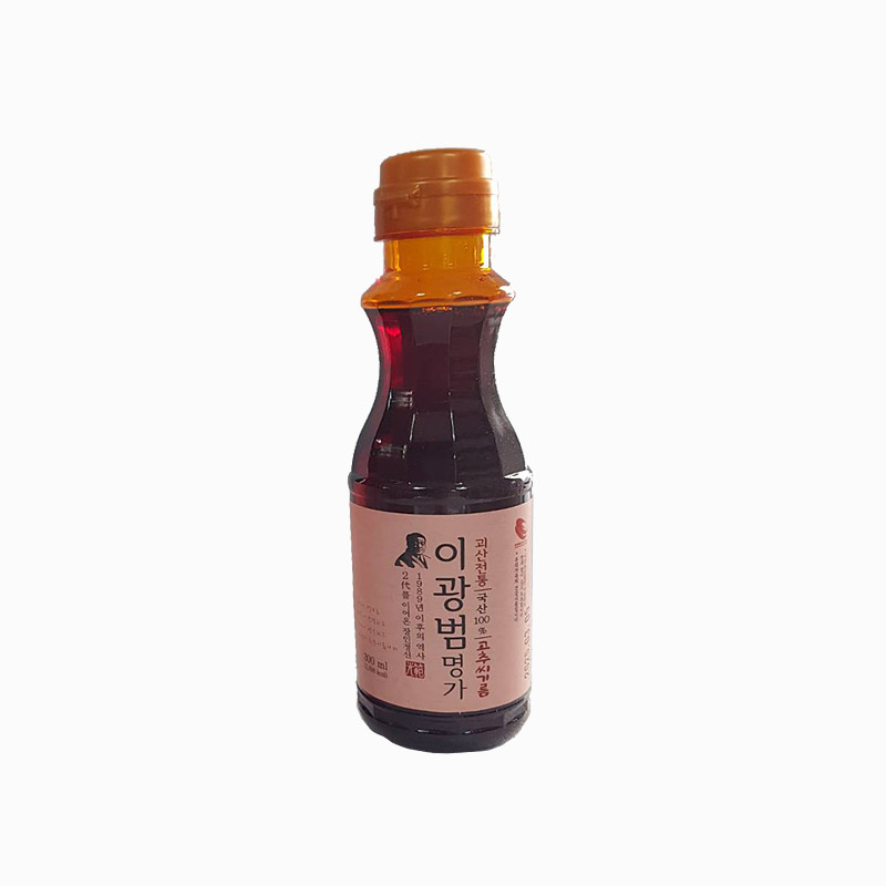 태성식품 이광범명가 괴산전통 고추씨기름 국산100% 300ml : 마미스푸드