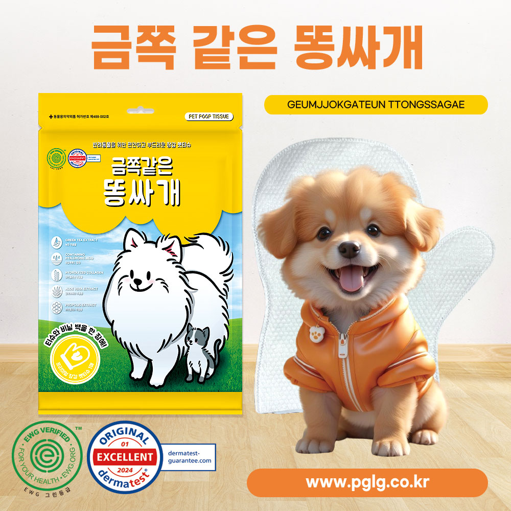금쪽 같은 똥싸개 1개입x20개 반려견용 장갑펫티슈 : 주식회사 평화글로벌로직스