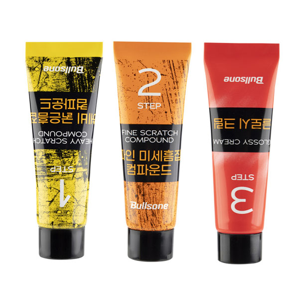 불스원 컴파운드 마스터 미니3종킷 흠집제거 광택제 : 케이원모터스