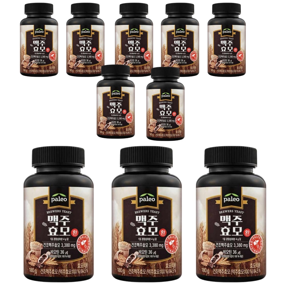 팔레오 맥주효모 환 180g x 10병 : 단비 마켓