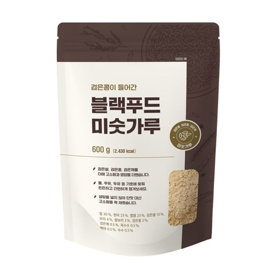 블랙푸드 미숫가루 600g : 닛시몰