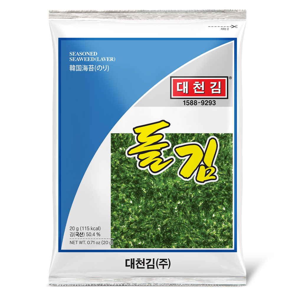 대천김 돌김 20g 20봉 : 대천김주식회사