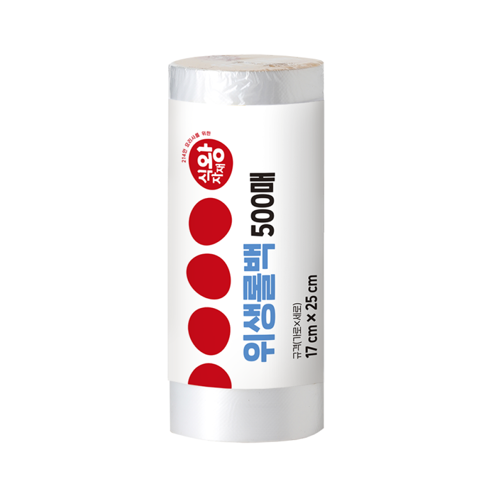 [식자재왕] 롤팩 미니 (17x25) 500매 : 식자재왕