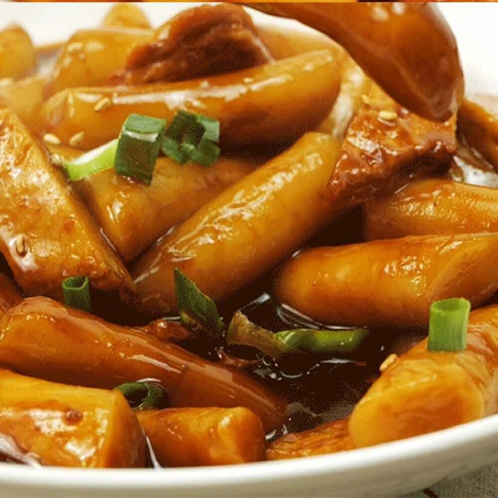 떡볶이 밀키트 짜장맛 밀떡 추억의 말랑말랑 430g : 럭키투데이365